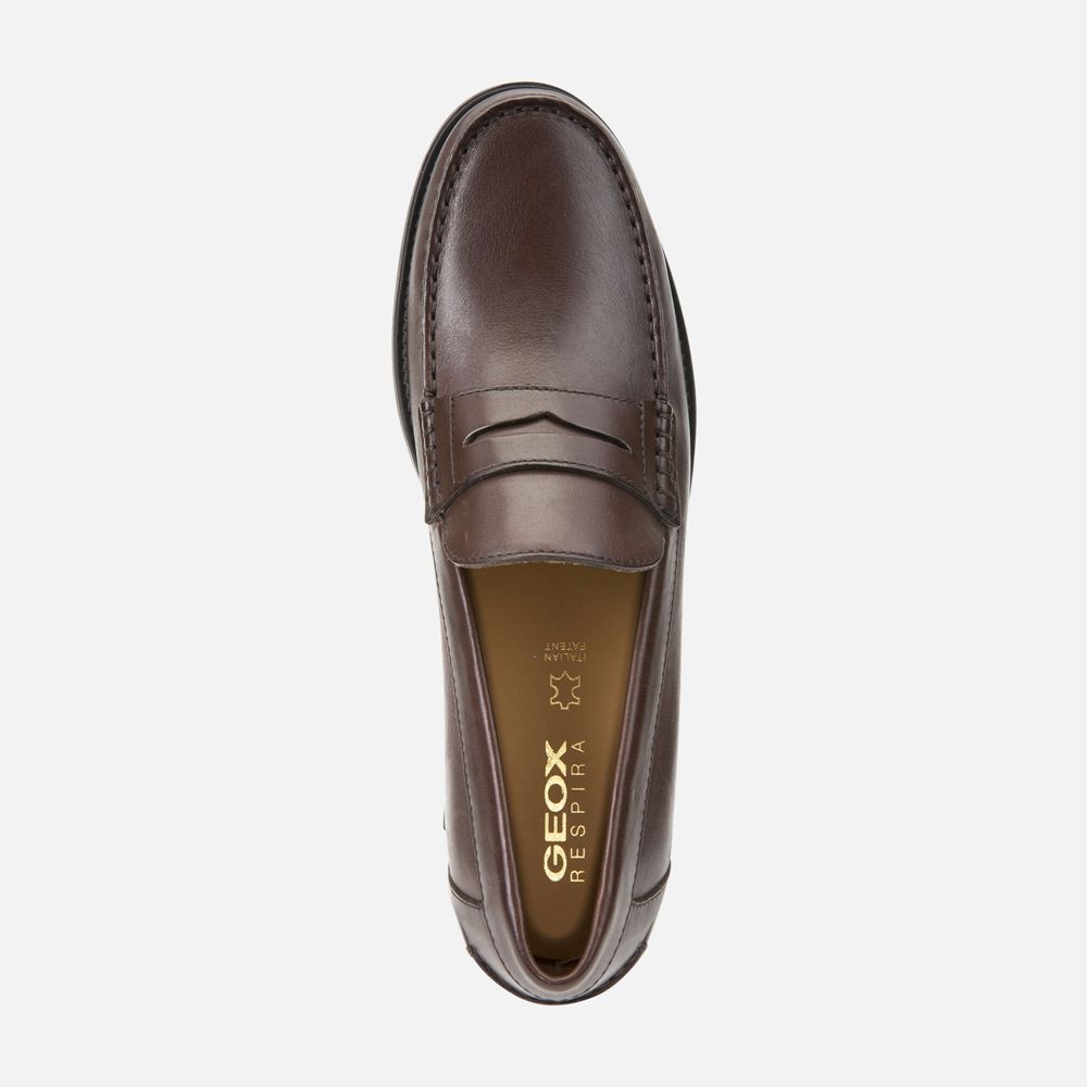 Mocassin Geox New Damon - Marron Foncé - Homme 647905-DEX